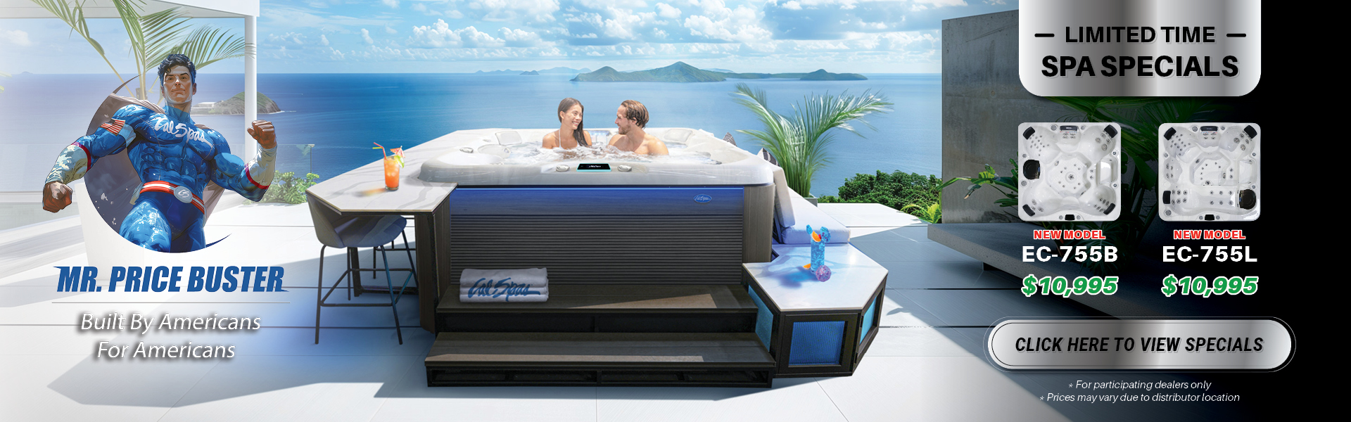 Calspas hot tub being used in a family setting - Kingsport
